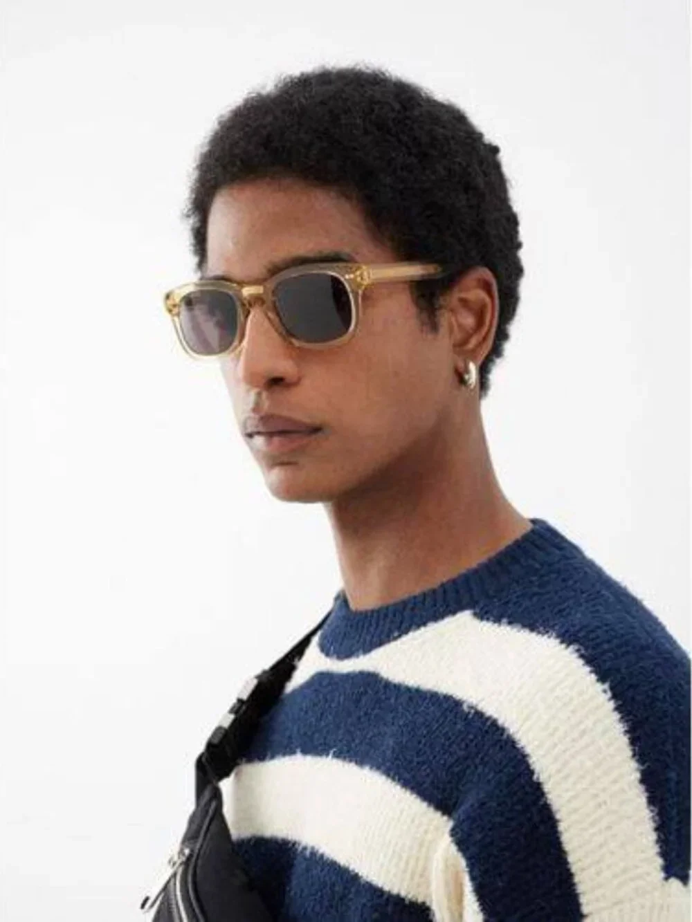 Gucci GG0182S 006 Square Sunglasses - Brown / Grey